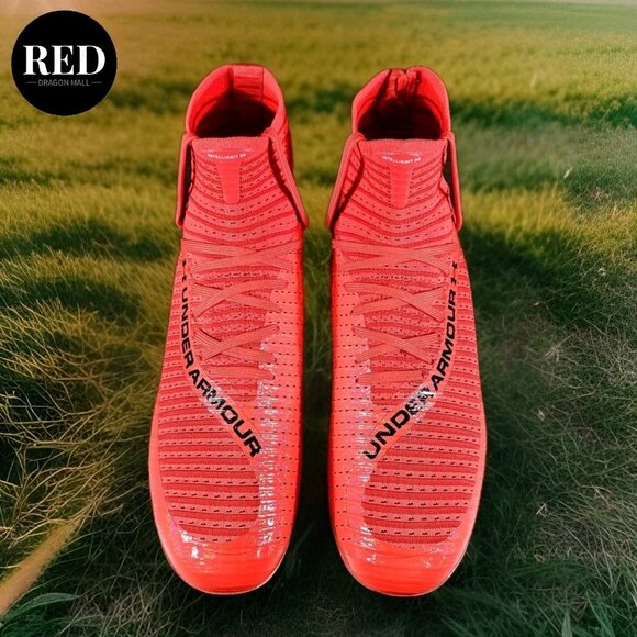 Under Armour Highlight 2 MC Knit Red Football Cleat 3027304-600 - Men\'s Sz 10.5 main image 8